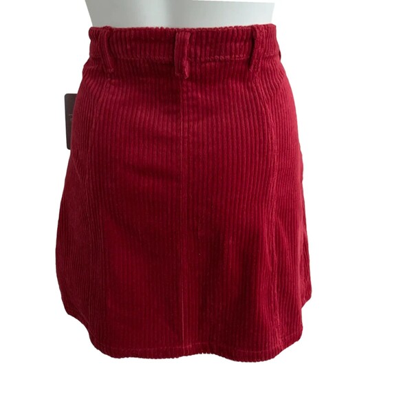 Disney Pixar Turning Red Corduroy Mini Skirt S - Picture 2 of 11